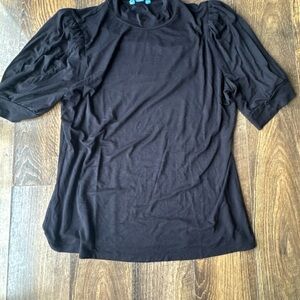Draper James Elegant Black Blouse
